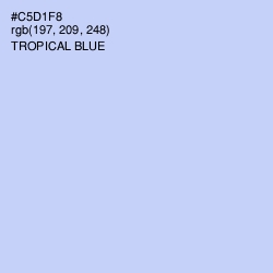 #C5D1F8 - Tropical Blue Color Image