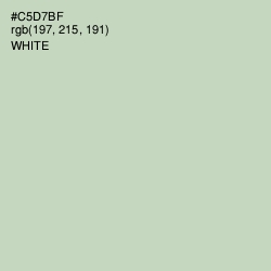 #C5D7BF - Pale Leaf Color Image