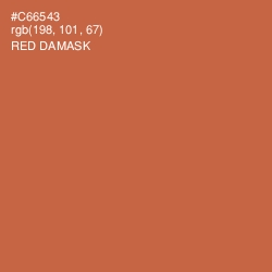 #C66543 - Red Damask Color Image