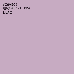 #C6ABC3 - Lilac Color Image