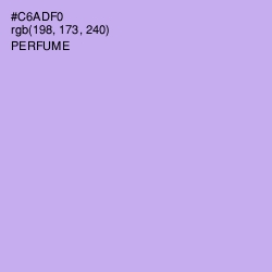 #C6ADF0 - Perfume Color Image