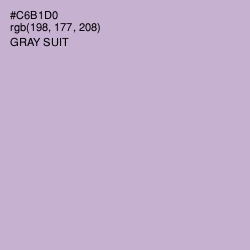 #C6B1D0 - Gray Suit Color Image