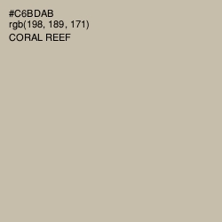 #C6BDAB - Coral Reef Color Image