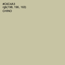 #C6C4A3 - Chino Color Image