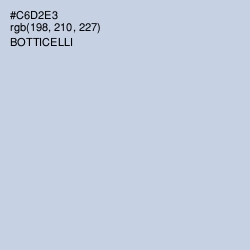 #C6D2E3 - Botticelli Color Image