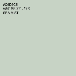 #C6D3C5 - Sea Mist Color Image