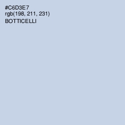 #C6D3E7 - Botticelli Color Image