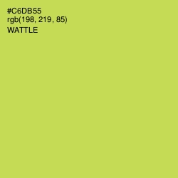#C6DB55 - Wattle Color Image
