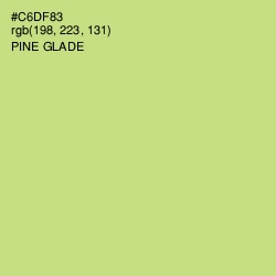 #C6DF83 - Pine Glade Color Image