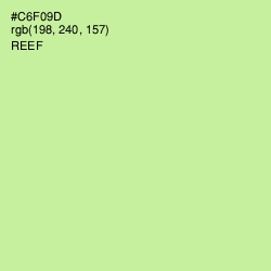 #C6F09D - Reef Color Image