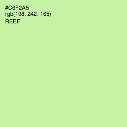 #C6F2A5 - Reef Color Image