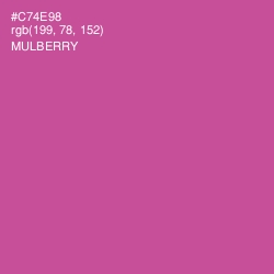 #C74E98 - Mulberry Color Image