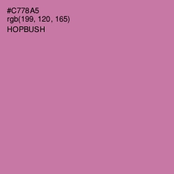 #C778A5 - Hopbush Color Image