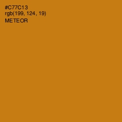 #C77C13 - Meteor Color Image