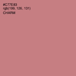 #C77E83 - Charm Color Image