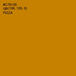 #C78100 - Pizza Color Image