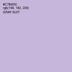 #C7B6DC - Gray Suit Color Image