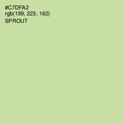 #C7DFA2 - Sprout Color Image