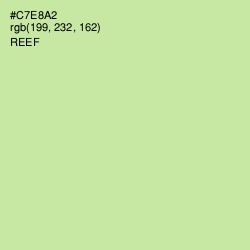 #C7E8A2 - Reef Color Image