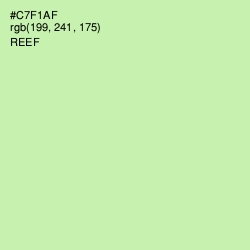 #C7F1AF - Reef Color Image