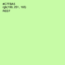 #C7FBA5 - Reef Color Image