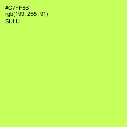 #C7FF5B - Sulu Color Image