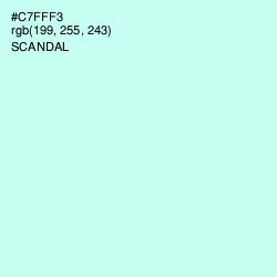 #C7FFF3 - Scandal Color Image