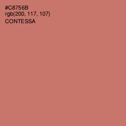 #C8756B - Contessa Color Image