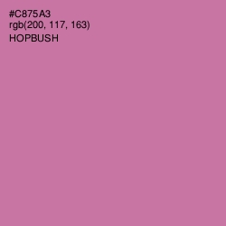 #C875A3 - Hopbush Color Image