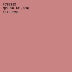 #C88382 - Old Rose Color Image