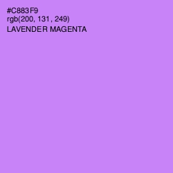 #C883F9 - Lavender Magenta Color Image