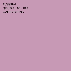 #C899B4 - Careys Pink Color Image