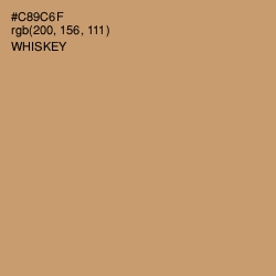 #C89C6F - Whiskey Color Image