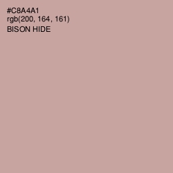 #C8A4A1 - Bison Hide Color Image