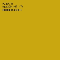 #C8A711 - Buddha Gold Color Image