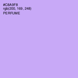 #C8A9F8 - Perfume Color Image