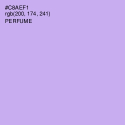 #C8AEF1 - Perfume Color Image
