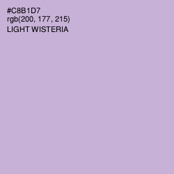 #C8B1D7 - Light Wisteria Color Image