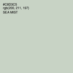 #C8D3C5 - Sea Mist Color Image