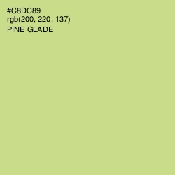 #C8DC89 - Pine Glade Color Image