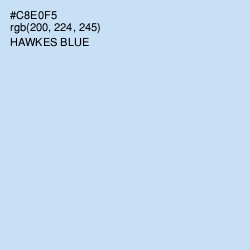 #C8E0F5 - Hawkes Blue Color Image