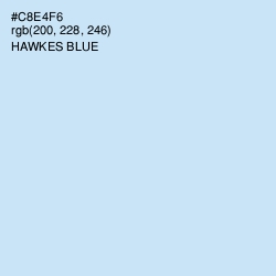 #C8E4F6 - Hawkes Blue Color Image
