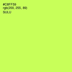 #C8FF59 - Sulu Color Image