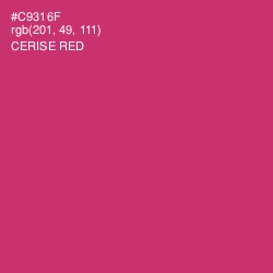 #C9316F - Cerise Red Color Image