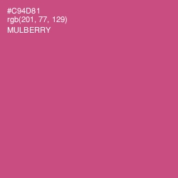 #C94D81 - Mulberry Color Image