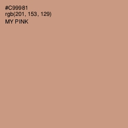 #C99981 - My Pink Color Image