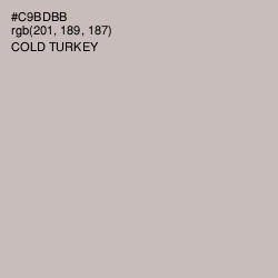 #C9BDBB - Cold Turkey Color Image