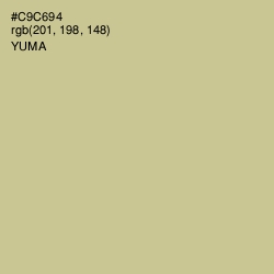 #C9C694 - Yuma Color Image