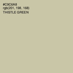 #C9C6A8 - Thistle Green Color Image