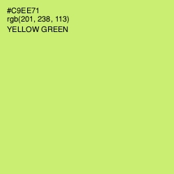 #C9EE71 - Yellow Green Color Image